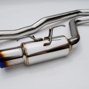 Invidia 08+ WRX Hatch / 08 STi 76mm RACING Titanium Tip Cat-back Exhaust