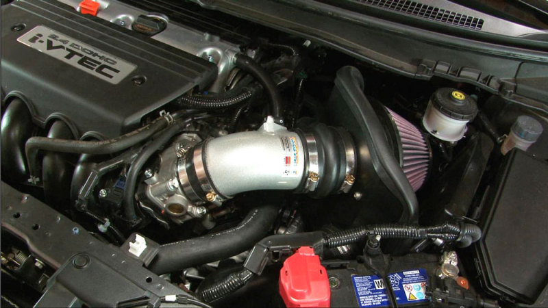 K&N 12 Honda Civic Si 2.4L L4 Silver Typhoon Intake - Image 3