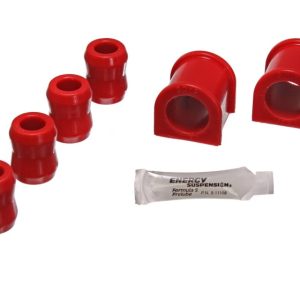 Energy Suspension 87-96 Jeep Wrangler YJ Red Front 1-1/8in Sway Bar Bushing Set w/End Link Bushings