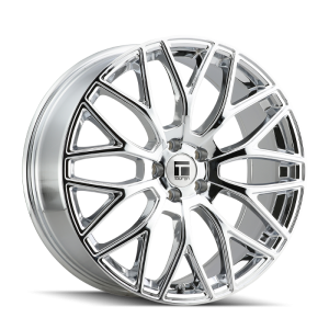 Touren 3276 TR76 18x8 / 5x114.3 BP / 35mm Offset / 72.6mm Hub Chrome Wheel