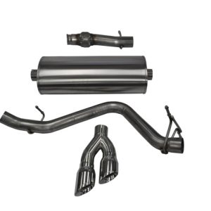 Corsa 14-19 GMC Sierra/Chevy Silv 1500 Reg. Cab/Std. Bed 5.3L V8 Polished Single Side CB Exhaust