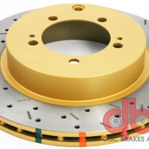 DBA 03-05 Evo 8/9 Rear Drilled & Slotted 4000 Series Rotor