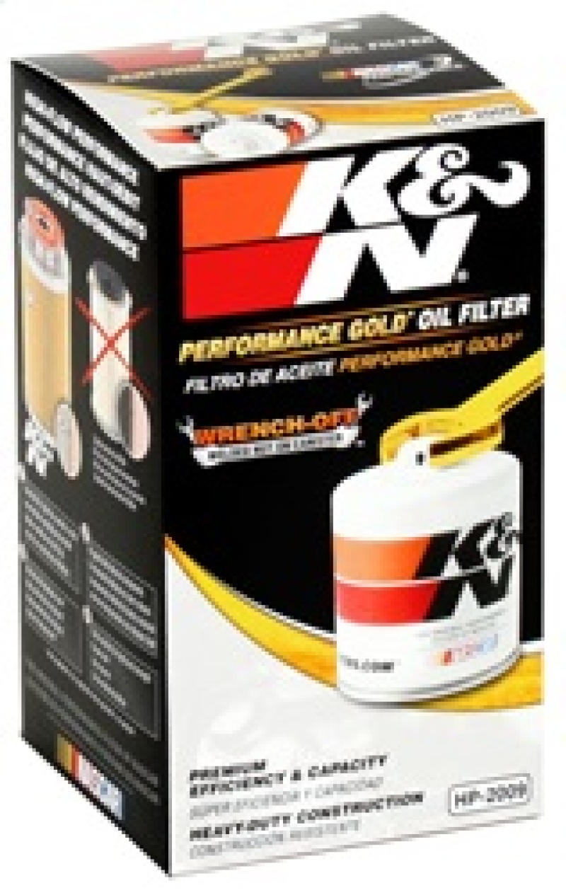 K&N 03-05 Neon SRT-4 / Lotus Elise Performance Gold Oil Filter - Image 8