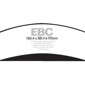 EBC 11+ Chrysler 300C 5.7 Yellowstuff Front Brake Pads