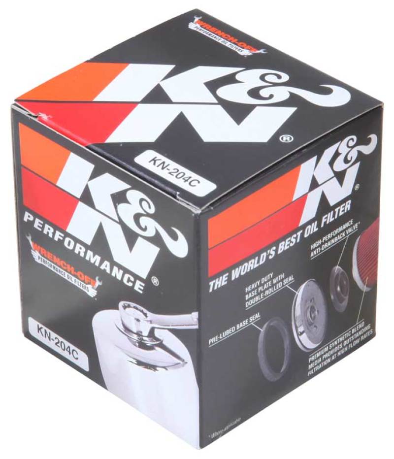 K&N Honda / Kawasaki / Arctic Cat / Suzuki / Triumph / Yamaha 2.688in OD x 2.969in H Oil Filter - Image 9