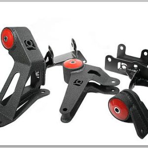 Innovative 94-01 Integra K-Series Black Steel Mounts 75A Bushings (Not K24 Trans)