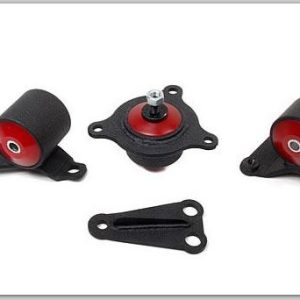 Innovative 02-05 Civic K-Series Black Steel Mounts 85A Bushings (Not K24 Trans)