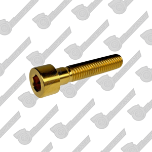 M6x1.0 x 30mm Titanium Socket Cap Screw | Gold Finish