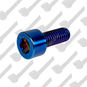 M6x1.0 x 15mm Titanium Socket Cap Screw | Burnt Blue Finish