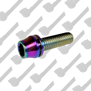 M6x1.0 x 20mm Titanium Taper Head Cap Screw | Neochrome Finish | Type 2