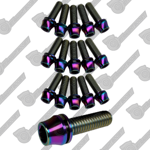 1JZ 2JZ Titanium Valve Rocker Cover Bolts | SUPRA Dress-Up Kit | Neochrome Type 2