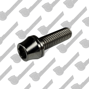 M6x1.0 x 20mm Titanium Taper Head Cap Screw | Natural Finish | Type 2
