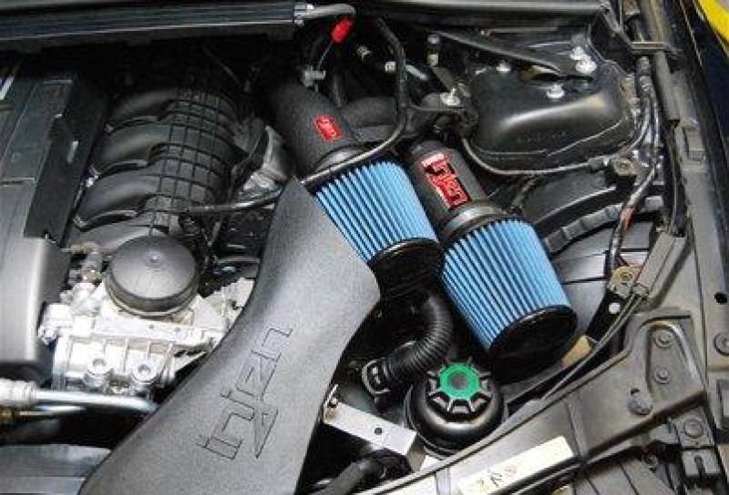 Injen 07-09 335i E92 / 08-09 135i E82 3.0L L6 Twin intake Wrinkle Black Short Ram Intake - Image 7