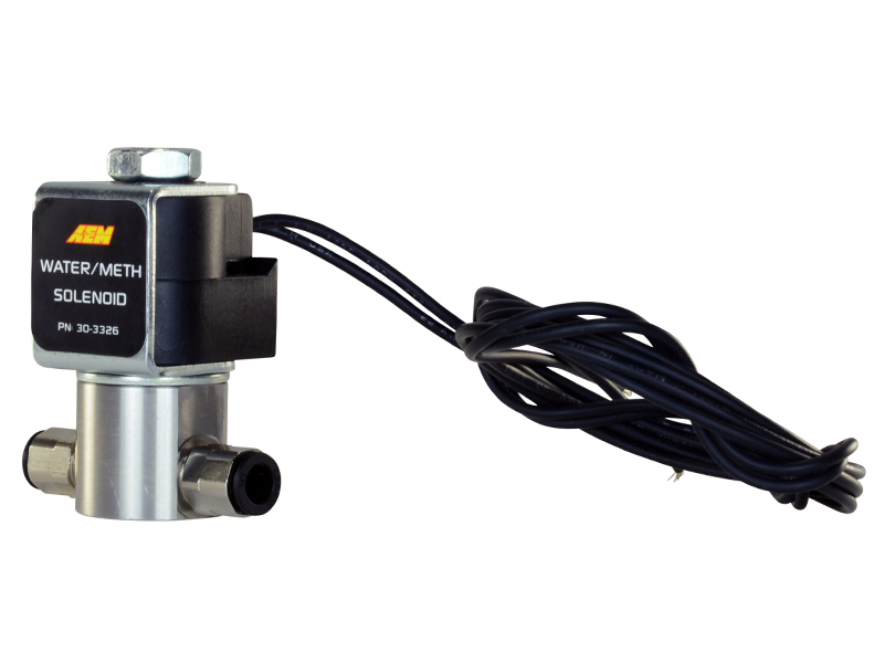 AEM Water/Methanol Injection System - High-Flow Low-Current WMI Solenoid - 200PSI 1/8in-27NPT In/Out - Image 4