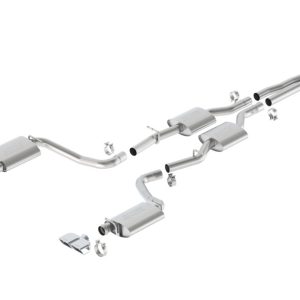 Borla 15-16 Dodge Challenger R/T 5.7L Dual Rectangle Angle Cut Dual Split Rear Exit S-Type Exhaust