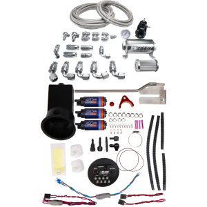 DeatschWerks 94-02 Nissan Silvia and Skyline X2 Surge Module with DW420 Pumps and PTFE Plumbing Kit