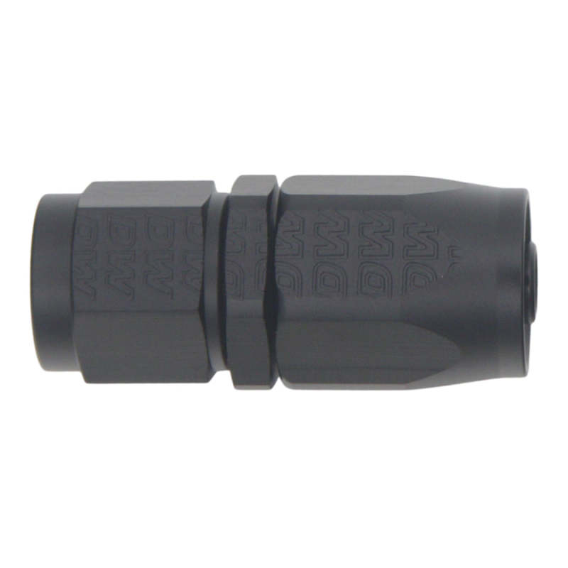 DeatschWerks 6AN Female Swivel Strait Hose End CPE - Anodized Matte Black - Image 2
