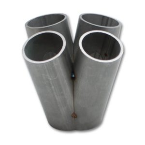 Vibrant 4 into 1 SS Turbo Mani Collector for All T4 in Flange 48mm Pipe OD 4.75in tall 78mmx64mm out