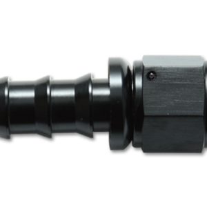 Vibrant -6AN Push-On Straight Hose End Fitting - Aluminum