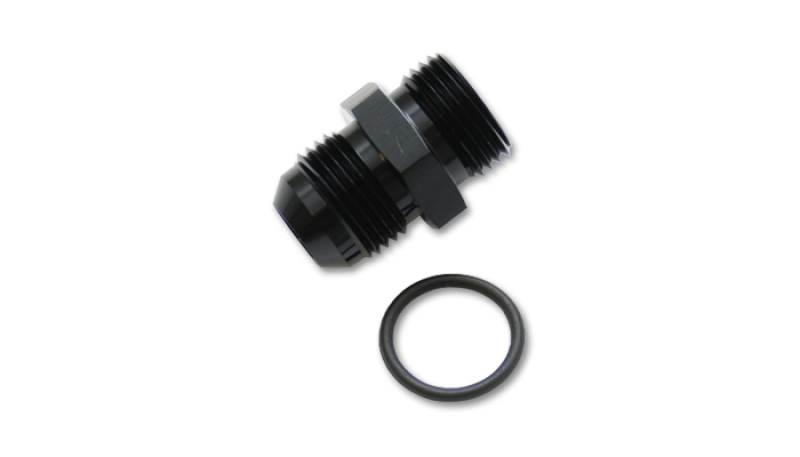 Vibrant -16AN Flare to AN Straight Cut Thread (1-1/6-12) w/ O-Ring Adapter Fitting - Image 2