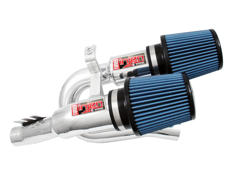 Injen 07-09 335i E92 / 08-09 135i E82 3.0L L6 Twin intake Polished Short Ram Intake - Image 2
