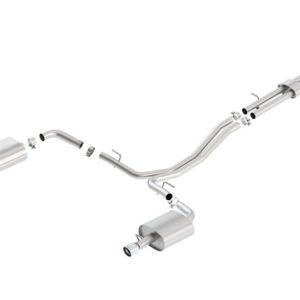 Borla 12-15 Ford Explorer 3.5L EcoBoost Dual Split Rear Ext SS S-Type CB Exht