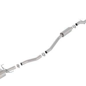 Borla 17-19 Honda Civic SI Sedan 1.5L Turbo MT FWD 4DR Catback S-TYPE w/ Ceramic Black Tips
