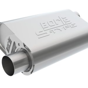 Borla CrateMuffler LS3 S-Type 2.50in Offset/Offset 14inx4.35inx9in Oval Muffler