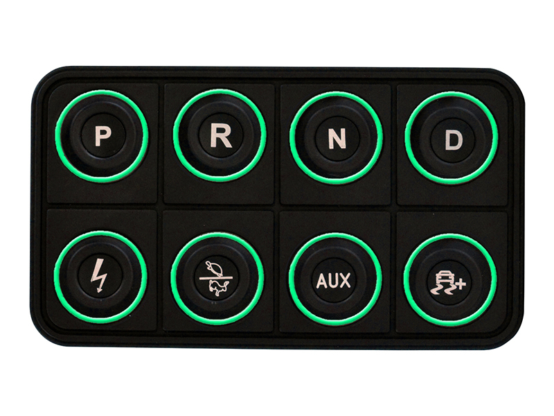 AEM EV 8 Button Keypad CAN Based Programmable Backlighting - Image 2