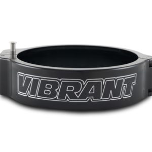 Vibrant 3.50in O.D. Aluminized HD 2.0 Clamp - Anodized Black (Clamp Only)
