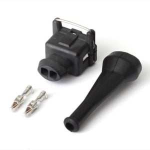 Haltech Bosch EV1 (Square) 2 Pin Junior Timer Female Connector Plug & Pins