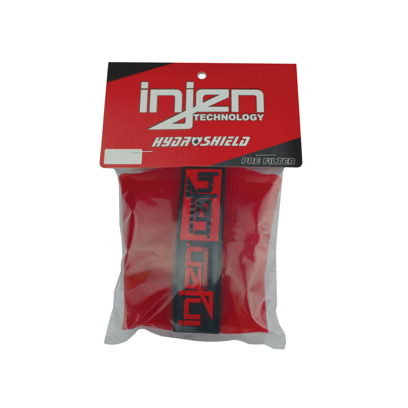 Injen Red Water Repellant Pre-Filter fits X-1021 6in Base / 6-7/8in Tall / 5-1/2in Top - Image 4