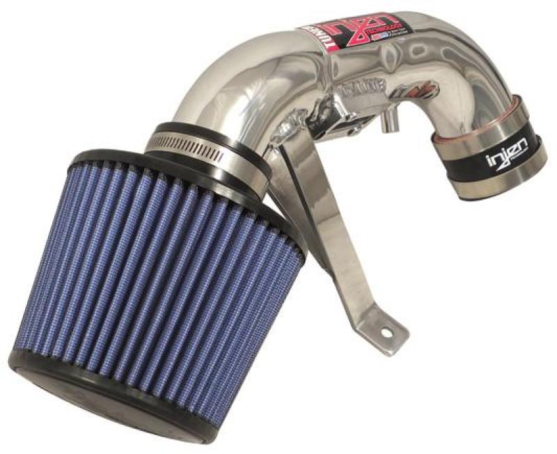 Injen 06-11 Honda Civic Hybrid 1.3L 4 cyl Polished Dyno-Tuned Air Intake w/ Web Nano-Fiber Filter - Image 4