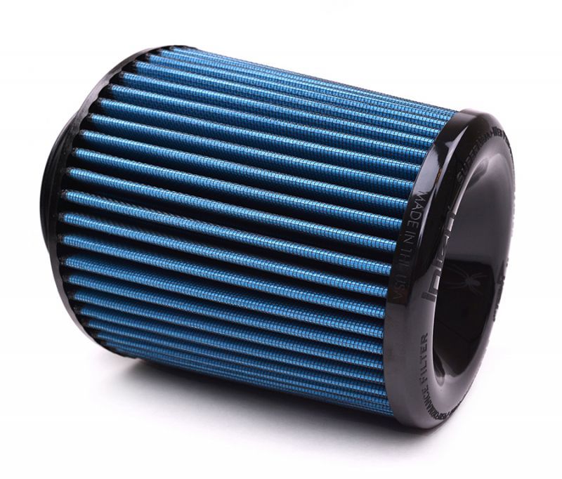 Injen Nanofiber Dry Air Filter - 4in Flange Dia / 6 1/2in Base / 7in Tall / 5 3/8in Top - Image 2