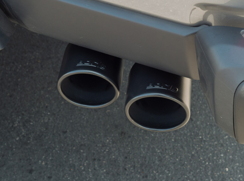 Borla 2020 Jeep Gladiator JT 3.6L V6 AT/MT AWD 2.75-2in ATAK Catback Ceramic Blk Tailpipe & Tips - Image 2