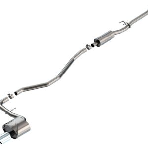 Borla 22-24 Honda Civic Sport 2.25in S-Type Cat Back 4in Tip - Bright Chrome