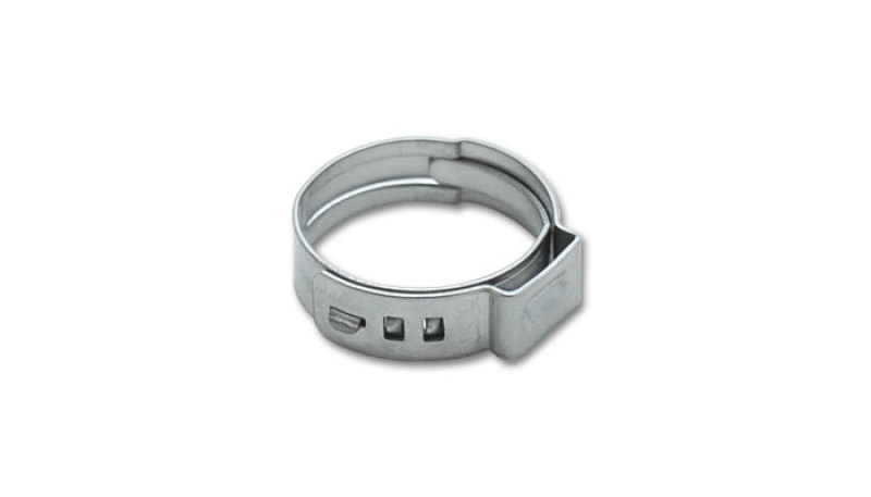 Vibrant One Ear Stepless Pinch Clamps 20.3-23.5mm clamping range (Pack of 10) SS 7mm band width - Image 2