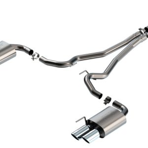 Borla 2024 Ford Mustang Ecoboost 2.3L Cat-Back Exhaust System S-Type w/ Quad Tip - Non-Active