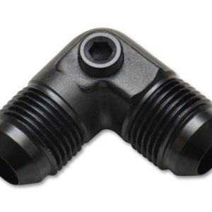 Vibrant -8AN to -8AN Male 90 Degree Union Adapter Fitting with 1/8in NPT Port