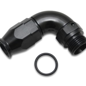 Vibrant -6AN To -8ORB 90 Degree Hose End Fitting For PTFE Hose