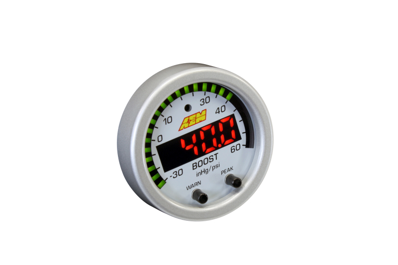 AEM X-Series Boost Pressure -30inHg 60psi Gauge Kit - Image 9
