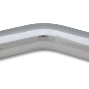 Vibrant .75in O.D. Universal Aluminum Tubing (45 Degree Bend) - Polished
