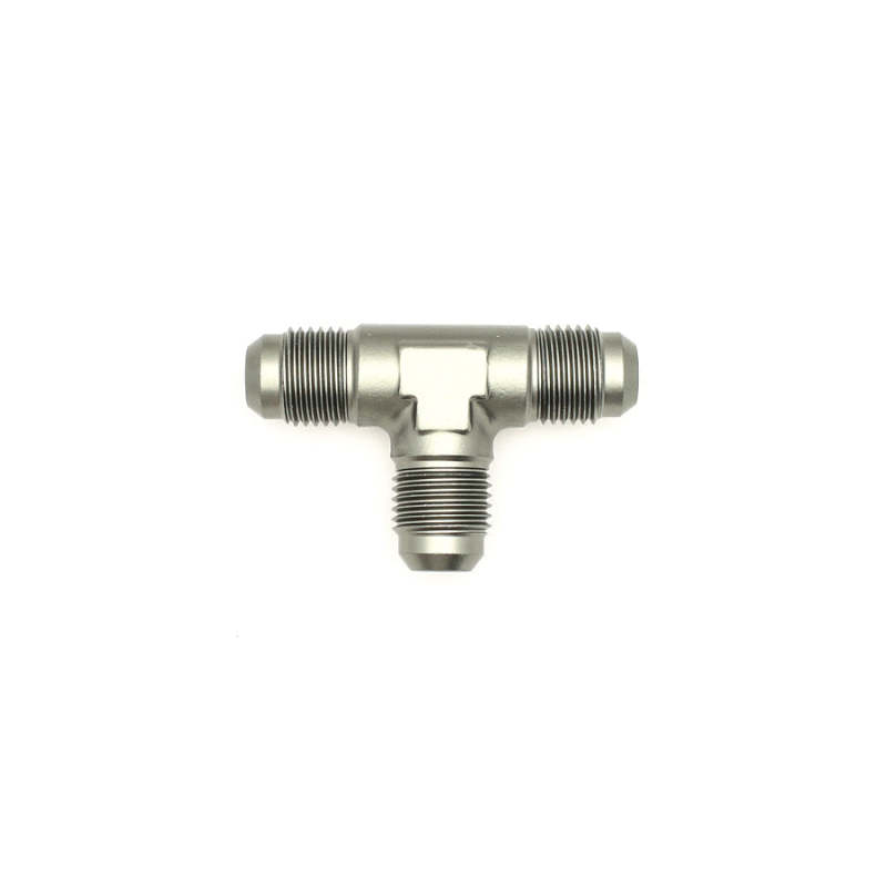 DeatschWerks 6AN Male Flare + 6AN Male Flare To 6AN Male Flare Tee Fitting - Image 4