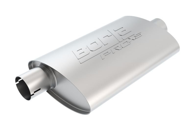 Borla Universal Center/Offset Oval 2in Tubing 14in x 4.25in x 7.88in PRO-XS Notched Muffler - Image 5