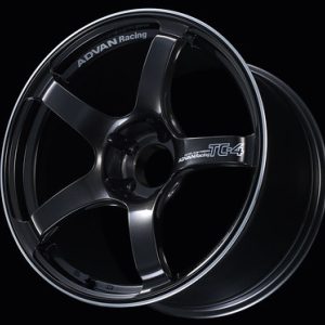 Advan TC4 17x7.5 +40 4-100 Black Gunmetallic & Ring Wheel