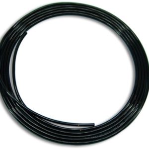 Vibrant 1/4in (6mm) OD Polyethylene Tubing 10 foot length (Black)