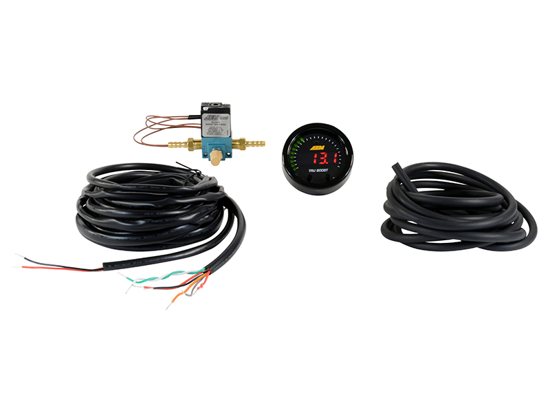 AEM X-Series Tru-Boost Controller Gauge w/ Boost Control Solenoid 80PSIg Internal MAP Sensor - Image 4