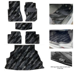 HKS FLOOR MATS BNR32 FULL SET OCT RHD