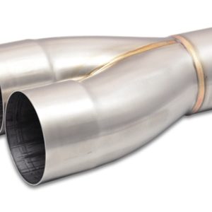 Vibrant 2-1 SS Merge Collectors (3in Inlet Slipover ID 3in Outlet OD) - Sold Individually