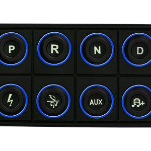AEM EV 8 Button Keypad CAN Based Programmable Backlighting